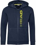 Head Club Fynn Hoodie FZ Black Yellow